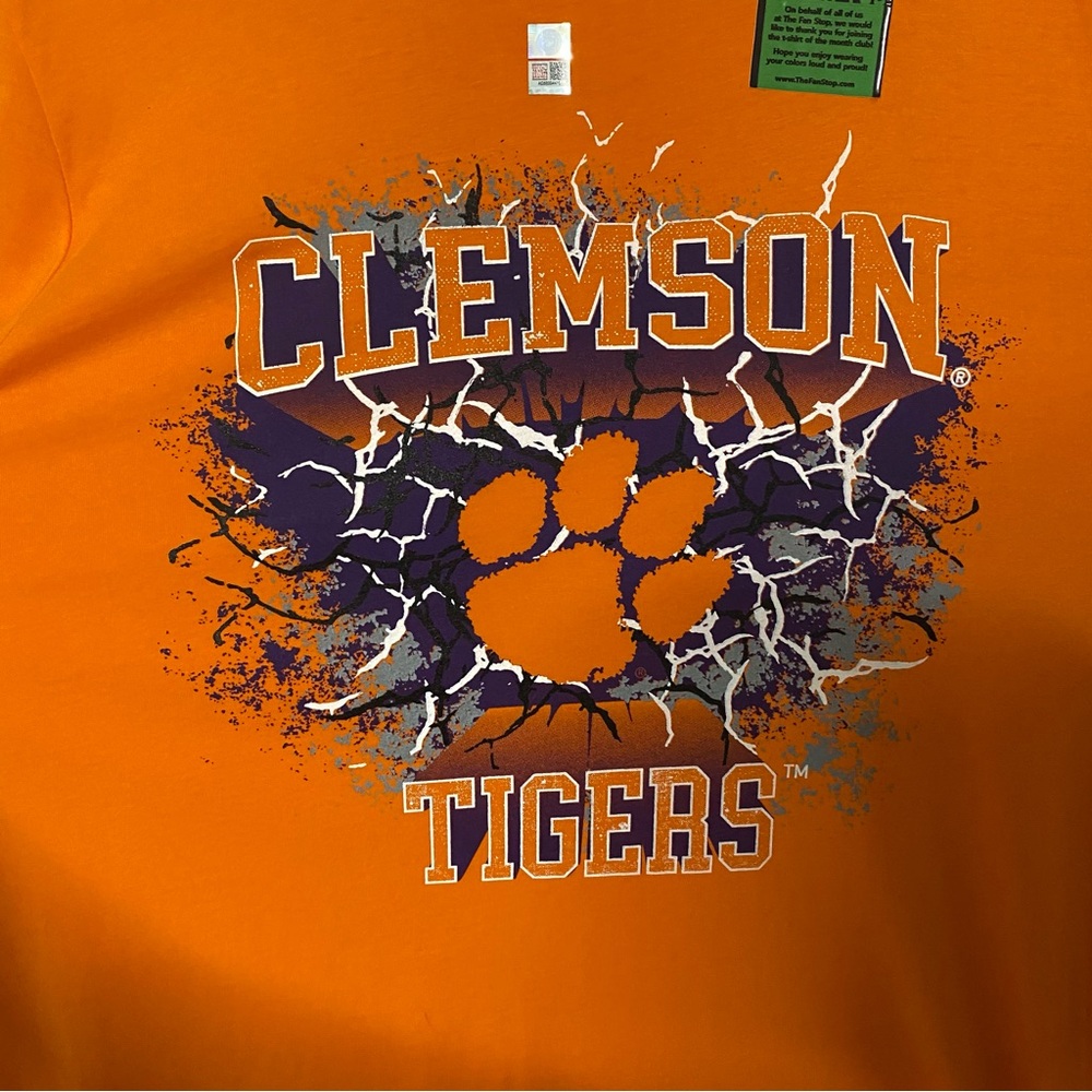 Clemson Tigers Size L Short Sleeve TShirt